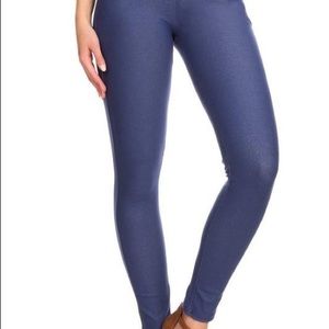 Classy Blue Jeggings- Plus Size